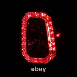 For 03-07 Chevy Silverado Sierra Single Crew Truck LED O Ring Taillights Black