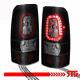 For 03-07 Chevy Silverado Sierra Single Crew Truck Led O Ring Taillights Smoked