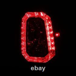 For 03-07 Chevy Silverado Sierra Single Crew Truck LED O Ring Taillights Smoked