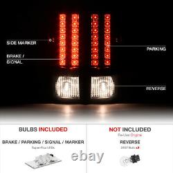 For 07-13 Chevy Silverado 1500 2500HD 3500HD WINE RED LED SMD Rear Tail Light