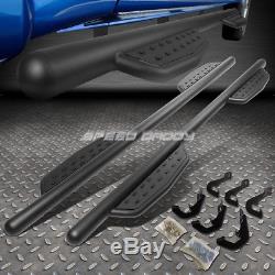 For 07-17 Silverado/sierra Crew Cab 3 Matte Black Step Bar Nerf Running Boards