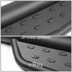 For 07-17 Silverado/sierra Crew Cab 3 Matte Black Step Bar Nerf Running Boards