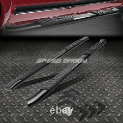 For 07-19 Chevy Silverado Crew 5black Curved Oval Step Nerf Bar Running Board