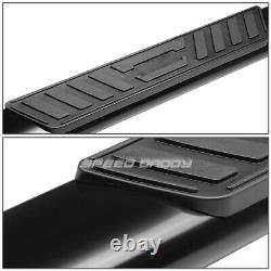 For 07-19 Chevy Silverado Crew 5black Curved Oval Step Nerf Bar Running Board