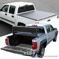 For 07-19 Silverado Sierra 1500 Crew Cab Pickup 5.8FT Bed Tri-fold Tonneau Cover