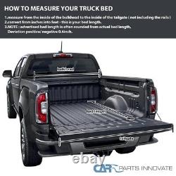 For 07-19 Silverado Sierra 1500 Crew Cab Pickup 5.8FT Bed Tri-fold Tonneau Cover