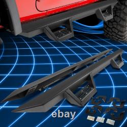 For 07-19 Silverado Sierra Crew Cab 3 Steel Side Drop Step Bar Running Board