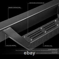 For 07-19 Silverado Sierra Crew Cab 3 Steel Side Drop Step Bar Running Board