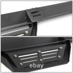 For 07-19 Silverado Sierra Crew Cab 3 Steel Side Drop Step Bar Running Board