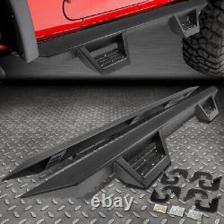 For 07-19 Silverado Sierra Crew Cab Aluminum 3 Drop Side Step Bar Running Board