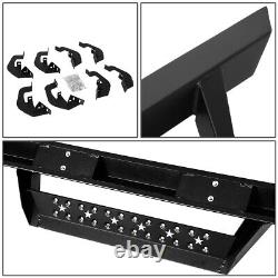 For 07-19 Silverado Sierra Crew Cab Pair 2.75 Side Step Running Board Nerf Bar