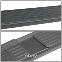 For 07-19 Silverado Sierra Crew Cab Pair 6 Aluminum Side Step Bar Running Board