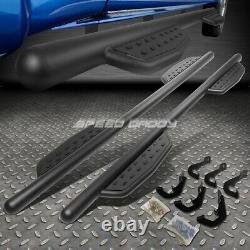 For 07-19 Silverado/sierra Crew Cab 3 Matte Black Step Bar Nerf Running Boards