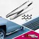 For 07-19 Silverado/sierra Crew Cab Polish Bolt-on 3 Side Step Nerf Bar Rail