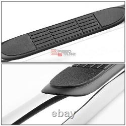 For 07-19 Silverado/sierra Crew Cab Polish Bolt-on 3 Side Step Nerf Bar Rail