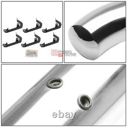 For 07-19 Silverado/sierra Crew Cab Polish Bolt-on 3 Side Step Nerf Bar Rail