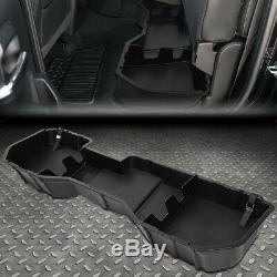 For 14-19 Silverado Sierra Crew Cab Under Seat Storage Organizer Tray Tool Box