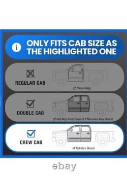 For 15-19 Silverado Sierra Crew Cab Rear Underseat Storage Box Cargo Organizer
