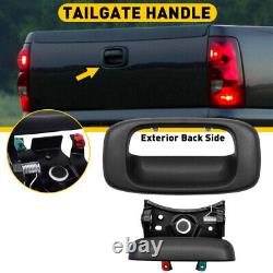 For 1999-2007 Chevy Silverado GMC Sierra Tailgate Handle Bezel Trim Kit Black