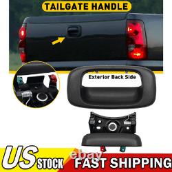 For 1999-2007 Chevy Silverado GMC Sierra Tailgate Handle Bezel Trim Kit Black