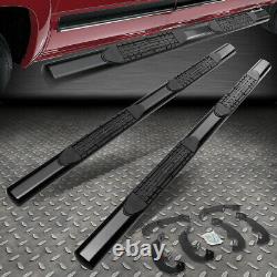 For 19-21 Silverado Sierra Crew Cab 4''od Oval Side Step Nerf Bar Running Boards