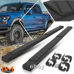 For 19-21 Silverado/Sierra Crew Cab 5 Side Step Nerf Bar Running Boards Black