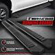 For 19-24 Silverado Sierra 1500 2500/3500hd Crew Cab Black 6flat Running Boards