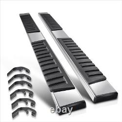 For 19-24 Silverado/Sierra Crew Cab 6.75 Side Step Nerf Bar Running Boards