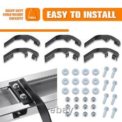 For 19-24 Silverado/Sierra Crew Cab 6.75 Side Step Nerf Bar Running Boards