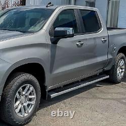 For 19-24 Silverado/Sierra Crew Cab 6.75 Side Step Nerf Bar Running Boards