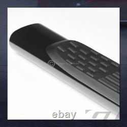 For 2001-2014 Silverado/Sierra Crew Cab 5 Oval Black Side Step Nerf Bars Boards
