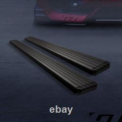 For 2007-2018 Silverado/Sierra Crew 5 Matte Blk Aluminum Side Running Boards I4