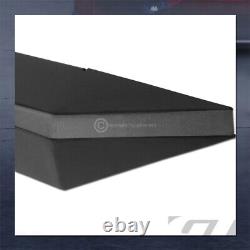 For 2007-2018 Silverado/Sierra Crew Matte Black Modular LED Drop Step Nerf Bars