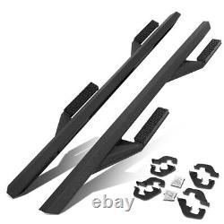 For 2007-2019 Silverado Sierra 1500-3500 Crew Cab 3 Step Nerf Bar Running Board