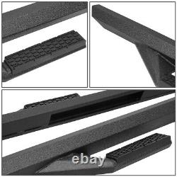 For 2007-2019 Silverado Sierra 1500-3500 Crew Cab 3 Step Nerf Bar Running Board