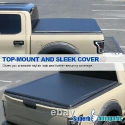For 2007-2019 Silverado Sierra 5'8 Bed CrewithStandard Cab Roll Up Tonneau Cover