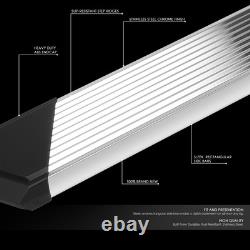 For 2007-2019 Silverado Sierra CREW Cab 6.25 Pleated Step Bar Running Boards