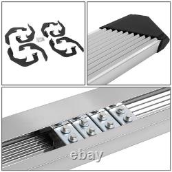 For 2007-2019 Silverado Sierra CREW Cab 6.25 Pleated Step Bar Running Boards