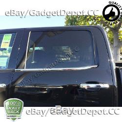 For 2014-2017 Chevy Silverado 1500 Crew Cab Stainless Steel Window Sill Overlay