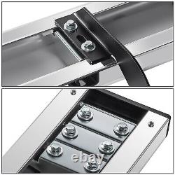 For 2019-2024 Silverado/Sierra Crew Cab 6.75 Flat Side Step Bar Running Boards