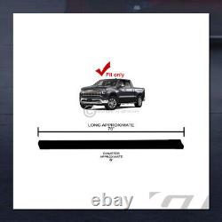 For 2019-2024 Silverado/Sierra Crew Cab 6 Matte Blk OE Aluminum Running Boards