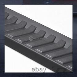 For 2019-2024 Silverado/Sierra Crew Cab 6 Matte Blk OE Aluminum Running Boards
