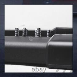For 2019-2024 Silverado/Sierra Crew Cab 6 Matte Blk OE Aluminum Running Boards