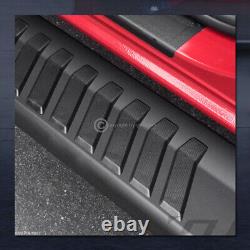 For 2019-2024 Silverado/Sierra Crew Cab 6 Matte Blk OE Aluminum Running Boards