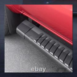 For 2019-2024 Silverado/Sierra Crew Cab 6 Matte Blk OE Aluminum Running Boards