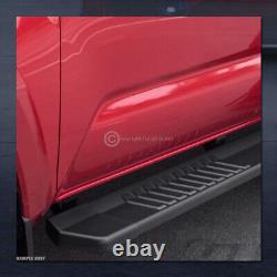 For 2019-2024 Silverado/Sierra Crew Cab 6 Matte Blk OE Aluminum Running Boards