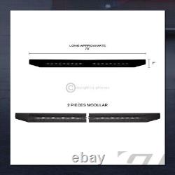 For 2019-2024 Silverado/Sierra Crew Cab 7 Textured Black Modular Running Boards