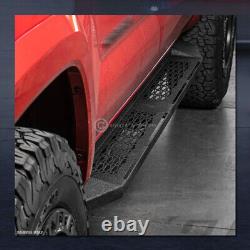 For 2019-2024 Silverado/Sierra Crew Cab 7 Textured Black Modular Running Boards