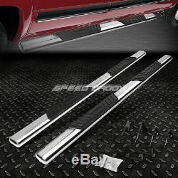 For 99-14 Gmc Sierra Crew Cab 5 Chrome Oval Side Step Nerf Bar Running Board