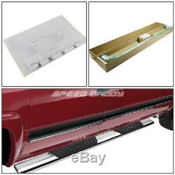 For 99-14 Gmc Sierra Crew Cab 5 Chrome Oval Side Step Nerf Bar Running Board